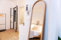 Posteľ alebo postele v izbe v ubytovaní Tourist House Alfalfa