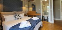 Posteľ alebo postele v izbe v ubytovaní Malamas Apartment