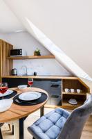 Kuchyň nebo kuchyňský kout v ubytování Apartamenty Krupówki 48B