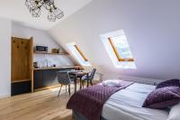 Kuchyň nebo kuchyňský kout v ubytování Apartamenty Krupówki 48B