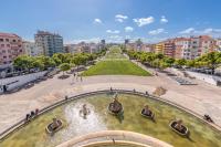 Nespecifikovaný výhled na destinaci Lisabon nebo výhled na město při pohledu z apartmánu