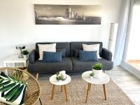 Posezení v ubytování Apartamento con vistas al Mediterraneo