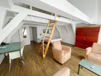 Een zitgedeelte bij Hotel Residence Le Coin