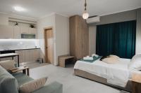 Posteľ alebo postele v izbe v ubytovaní Savere luxury studios