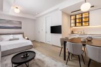 Televízia a/alebo spoločenská miestnosť v ubytovaní Studio apartments in center of Opatija
