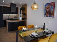 Kuchyň nebo kuchyňský kout v ubytování Apartment "Mon ami"