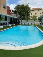 Bazén v ubytování Ramada by Wyndham Princess Santo Domingo nebo v jeho okolí