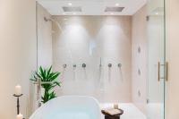 Kúpeľňa v ubytovaní Naxi Suites