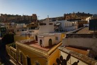 Nespecifikovaný výhled na destinaci Almería nebo výhled na město při pohledu z apartmánu