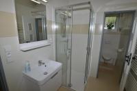 Koupelna v ubytování Apartmány u Pešlů