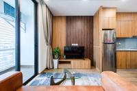 Five Star Westlake 1st-4th Floors Hotel & Serviced Apartmentにあるキッチンまたは簡易キッチン