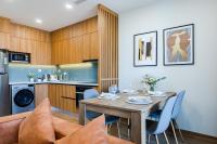 Five Star Westlake 1st-4th Floors Hotel & Serviced Apartmentにあるキッチンまたは簡易キッチン