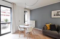 A seating area at CaseOspitali - Casa Cri&Eli, super trilocale con terrazzo in zona Lambrate per 5