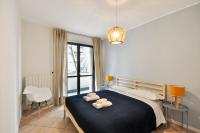 A bed or beds in a room at CaseOspitali - Casa Cri&Eli, super trilocale con terrazzo in zona Lambrate per 5