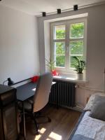 Posteľ alebo postele v izbe v ubytovaní ARSENAL apartment CITY CENTER Wrocław