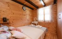 Posteľ alebo postele v izbe v ubytovaní Gorgeous Home In Lovinac With Sauna