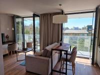 Posezení v ubytování Apartamenty Szafirowe w Mielnie