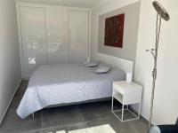 Posteľ alebo postele v izbe v ubytovaní El Valle Top Appartement mit gigantischem Ausblick