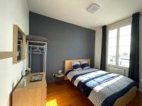 Posteľ alebo postele v izbe v ubytovaní "L'amarrage" 2 chambres Perret Pleine Vue Mer