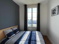 Posteľ alebo postele v izbe v ubytovaní "L'amarrage" 2 chambres Perret Pleine Vue Mer