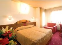 Łóżko lub łóżka w pokoju w obiekcie Hotel Ristorante La Casona