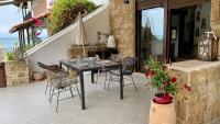 Balkón alebo terasa v ubytovaní Paralia Pefkohori apartments