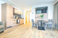 Kuchyň nebo kuchyňský kout v ubytování Lauberhorn Apartment - Aare Jungfrau AG