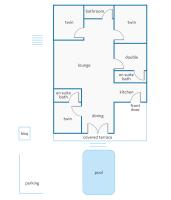 Půdorys ubytování Villa Tamarindos by Villa Plus