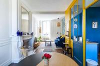 Część wypoczynkowa w obiekcie Le Ara Bleu - Bel appartement de caractère