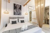 Posteľ alebo postele v izbe v ubytovaní Felicite apartments Naxos