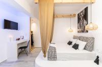 Posteľ alebo postele v izbe v ubytovaní Felicite apartments Naxos