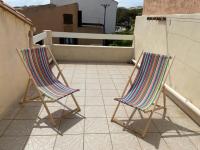 Balkón alebo terasa v ubytovaní Maison familiale à 100m de la Plage 8ARGO83
