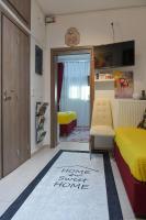 Televízia a/alebo spoločenská miestnosť v ubytovaní Asklipiou New Smart Mondern Central Studio
