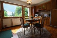 Kuchyňa alebo kuchynka v ubytovaní Le Vintage grand appartement 4 étoiles avec jardin proche du lac