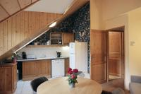 Kuchnia lub aneks kuchenny w obiekcie Saint-Gervais apartment next to Bettex ski lift