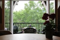 Balkon lub taras w obiekcie Saint-Gervais apartment next to Bettex ski lift