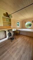Půdorys ubytování Glamping - stylová maringotka v srdci Ladova kraje, poblíž hlavního města Prahy
