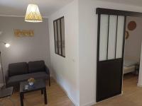 Plán poschodí v ubytovaní Appartement F2 de Standing avec terrasse et jardin privatif Aux Portes de Paris (M13)