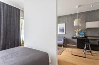 Postel nebo postele na pokoji v ubytování S35 Apartments Gdynia Orłowo
