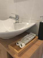 Kúpeľňa v ubytovaní Domek letniskowy Sunny House , Nocleg Zator Energylandia