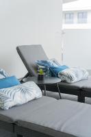 Łóżko lub łóżka w pokoju w obiekcie Apartament Sapphire Rogowo Pearl