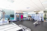 Fitness centrum a/nebo fitness zařízení v ubytování IBERSOL SPA AQQUARIA SUITES
