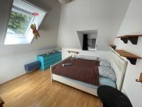 Posteľ alebo postele v izbe v ubytovaní 5 bedroom villa very close to Balaton