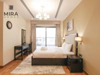 Postel nebo postele na pokoji v ubytování Mira Holiday Homes - Luxury 1 bedroom with Burj Khalifa View