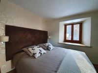Łóżko lub łóżka w pokoju w obiekcie Appartement Marquise de 110m2 avec vue et sauna à 10 min des pistes
