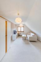 TV a/nebo společenská místnost v ubytování Hotel Rusava