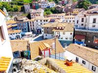Nespecifikovaný výhled na destinaci Cudillero nebo výhled na město při pohledu z apartmánu