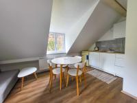 Kuchyň nebo kuchyňský kout v ubytování Apartmány u Koláčků