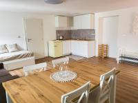 Kuchyň nebo kuchyňský kout v ubytování Apartmány u Koláčků