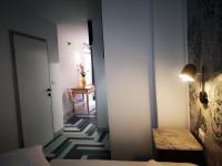 Posteľ alebo postele v izbe v ubytovaní Cres B studio apartman